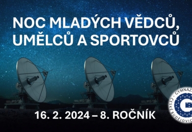 8. ročník oblíbené Noci mladých vědců, umělců a sportovců je tu