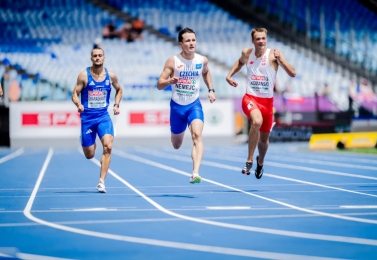 Mistrovství Evropy v atletice–sprinter Tomáš Němejc 6.místo 200m muži