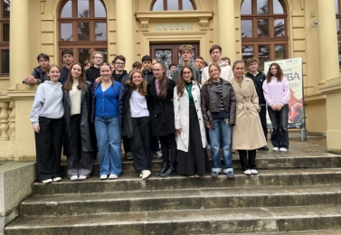 Studenti 1.A navštívili výstavu hub v Jihočeském muzeu